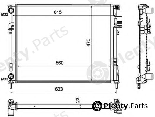  NRF part 58333 Radiator, engine cooling
