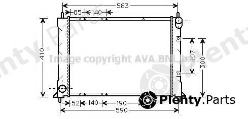  AVA QUALITY COOLING part AU2149 Radiator, engine cooling