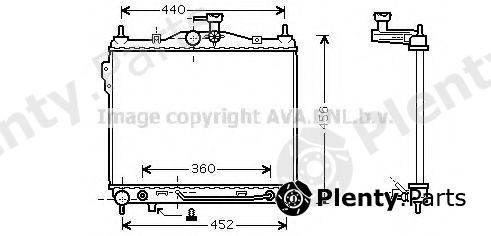  AVA QUALITY COOLING part HYA2102 Radiator, engine cooling
