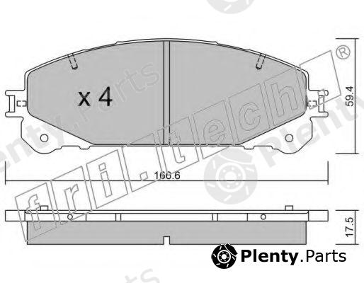  fri.tech. part 954.0 (9540) Brake Pad Set, disc brake