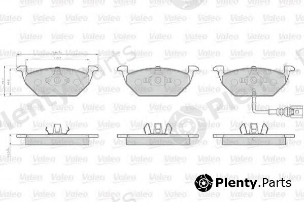  VALEO part 872974 Brake Pad Set, disc brake