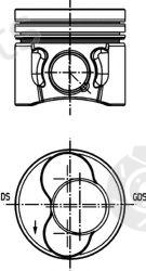  KOLBENSCHMIDT part 40421610 Piston