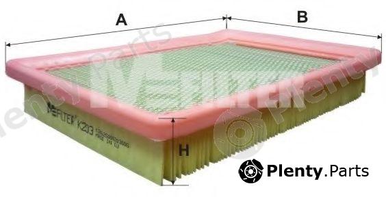  MFILTER part K203 Air Filter