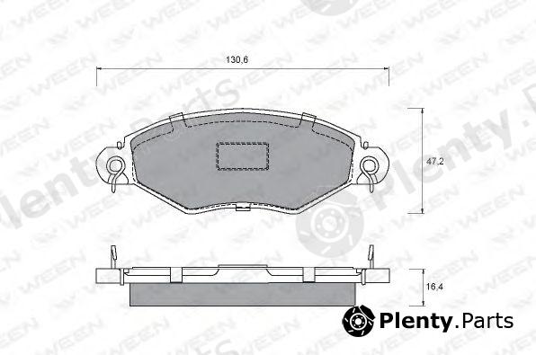  WEEN part 151-1318 (1511318) Brake Pad Set, disc brake