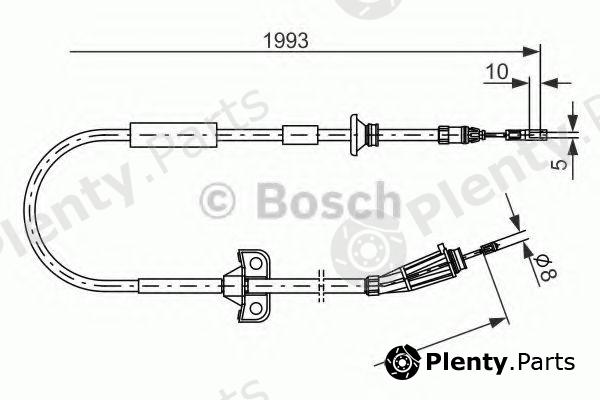 BOSCH part 1987477819 Cable, parking brake