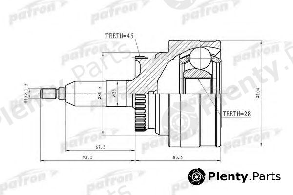  PATRON part PCV8748 Joint Kit, drive shaft