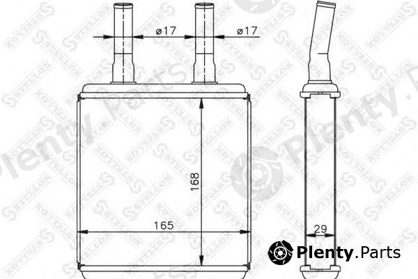  STELLOX part 10-35072-SX (1035072SX) Heat Exchanger, interior heating