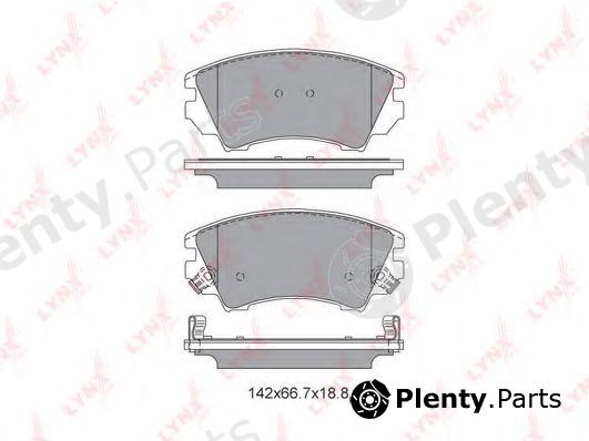  LYNXauto part BD5927 Brake Pad Set, disc brake