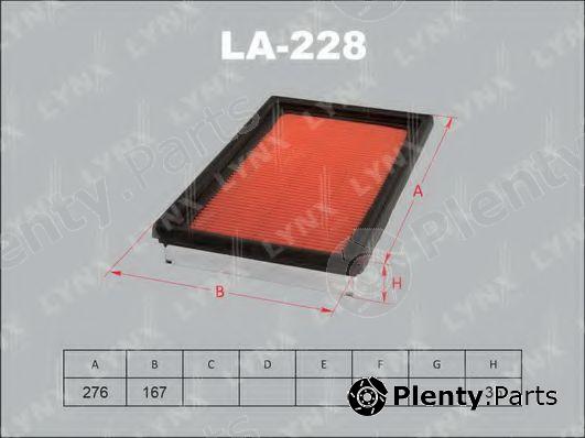  LYNXauto part LA228 Air Filter