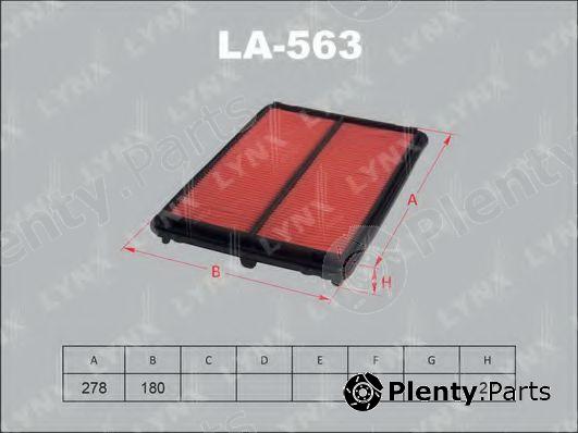  LYNXauto part LA-563 (LA563) Air Filter