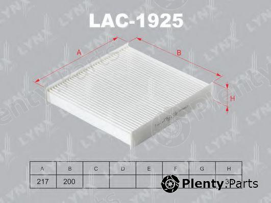  LYNXauto part LAC-1925 (LAC1925) Filter, interior air