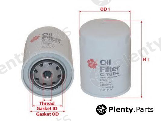  SAKURA part C-7004 (C7004) Oil Filter