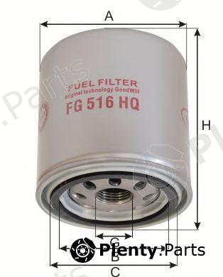  GOODWILL part FG516HQ Fuel filter