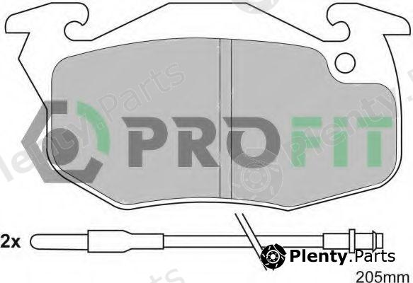  PROFIT part 5000-0393 (50000393) Brake Pad Set, disc brake