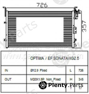  PARTS-MALL part PXNCA068 Condenser, air conditioning