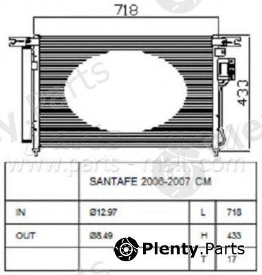  PARTS-MALL part PXNCA086 Condenser, air conditioning