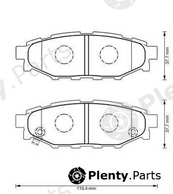  JURID part 573380J Brake Pad Set, disc brake