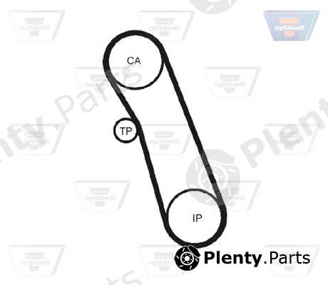  OPTIBELT part ZRK1093 Timing Belt
