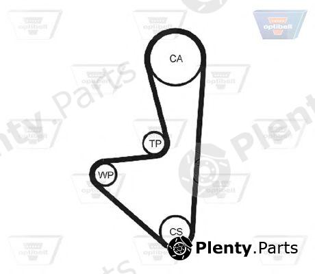  OPTIBELT part ZRK1114 Timing Belt