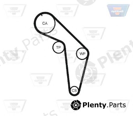  OPTIBELT part ZRK1231 Timing Belt