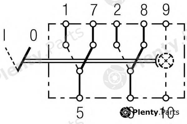  HELLA part 6FH007832-101 (6FH007832101) Switch