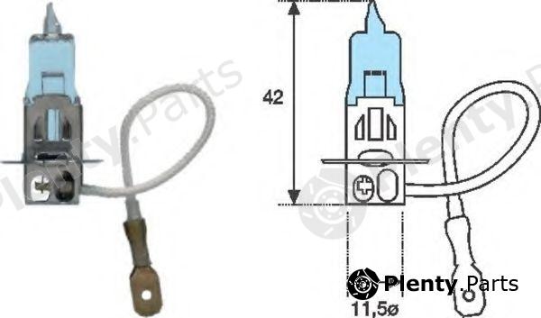  MAGNETI MARELLI part 002604100000 Bulb, fog light; Bulb