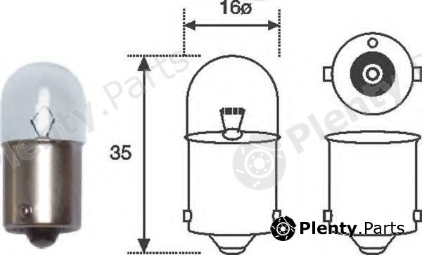  MAGNETI MARELLI part 004008100000 Bulb, tail light; Bulb, interior light; Bulb
