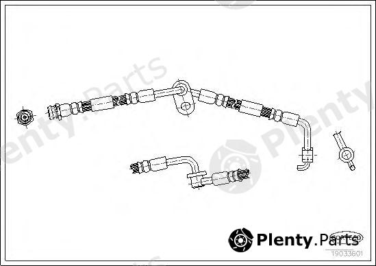  CORTECO part 19033601 Brake Hose