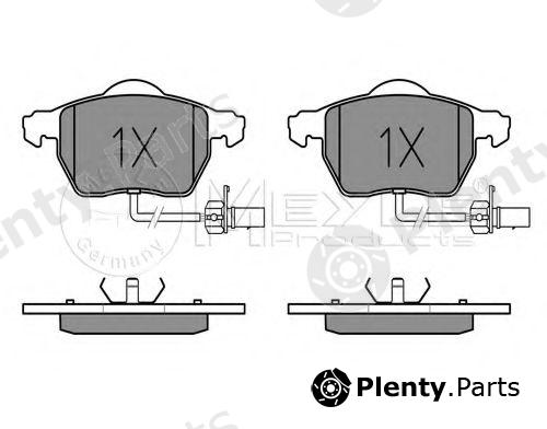 MEYLE part 0252301820/W (0252301820W) Brake Pad Set, disc brake