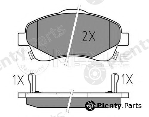  MEYLE part 0252376819/W (0252376819W) Brake Pad Set, disc brake