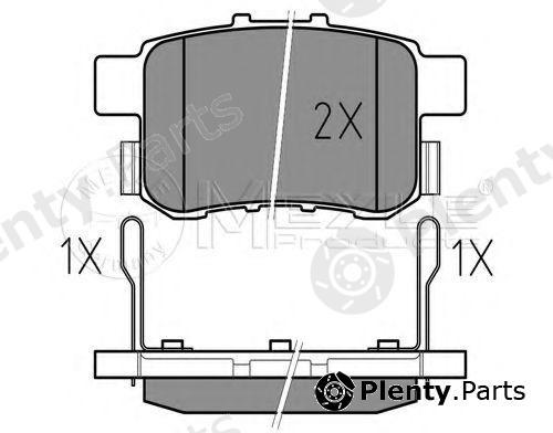  MEYLE part 0252443514/W (0252443514W) Brake Pad Set, disc brake