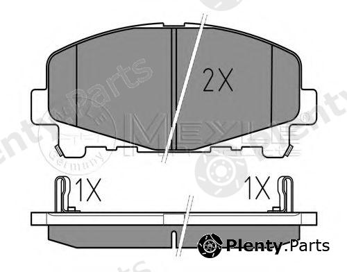  MEYLE part 0252476616 Brake Pad Set, disc brake