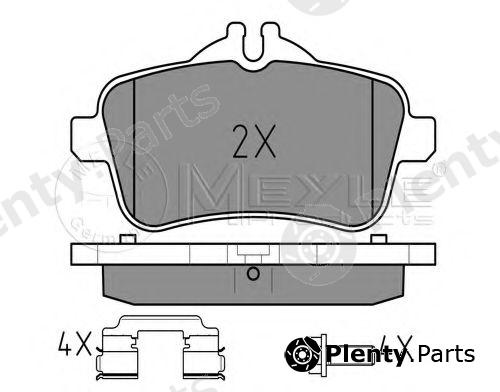  MEYLE part 0252521516 Brake Pad Set, disc brake