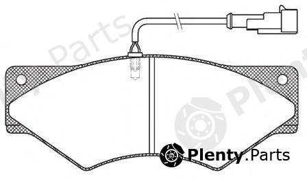  ROADHOUSE part 243641 Brake Pad Set, disc brake