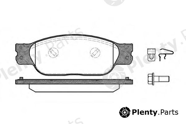  REMSA part 0731.10 (073110) Brake Pad Set, disc brake