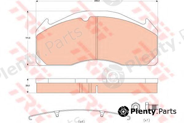  TRW part GDB5085 Brake Pad Set, disc brake