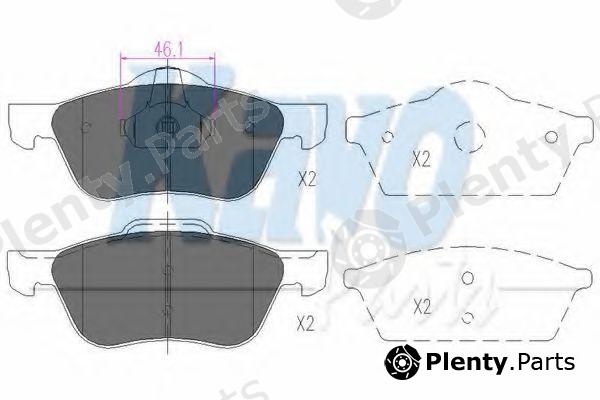  KAVO PARTS part KBP-6560 (KBP6560) Brake Pad Set, disc brake