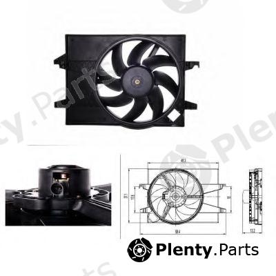  NRF part 47007 Fan, radiator