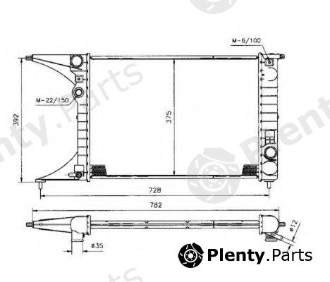  NRF part 50222 Radiator, engine cooling