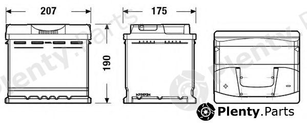  TUDOR part TB501 Starter Battery