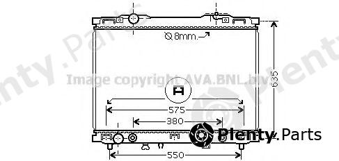  AVA QUALITY COOLING part KAA2063 Radiator, engine cooling