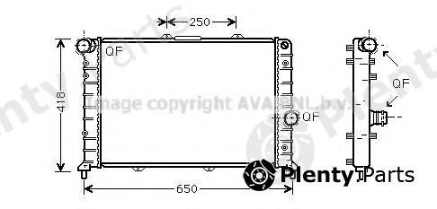  AVA QUALITY COOLING part LC2079 Radiator, engine cooling