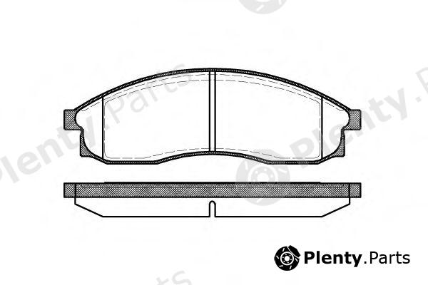  WOKING part P5693.00 (P569300) Brake Pad Set, disc brake