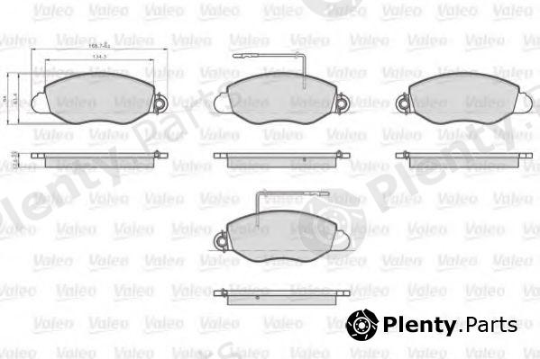  VALEO part 872432 Brake Pad Set, disc brake