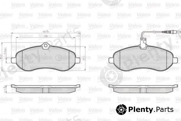  VALEO part 872595 Brake Pad Set, disc brake