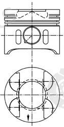  KOLBENSCHMIDT part 41014600 Piston