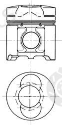  KOLBENSCHMIDT part 94654600 Piston