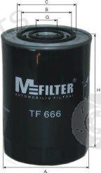  MFILTER part TF666 Oil Filter