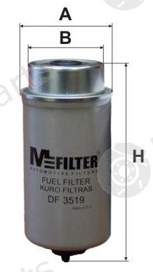  MFILTER part DF3519 Fuel filter