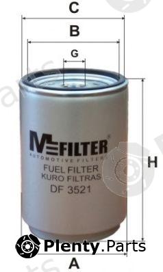  MFILTER part DF3521 Fuel filter